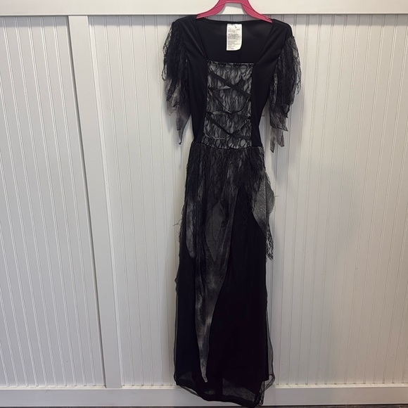 Girls Cemetery Corpse Bride Halloween Costume Size Large 10-12 Kids - Picture 2 of 12